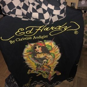 XL Ed hardy hoddie